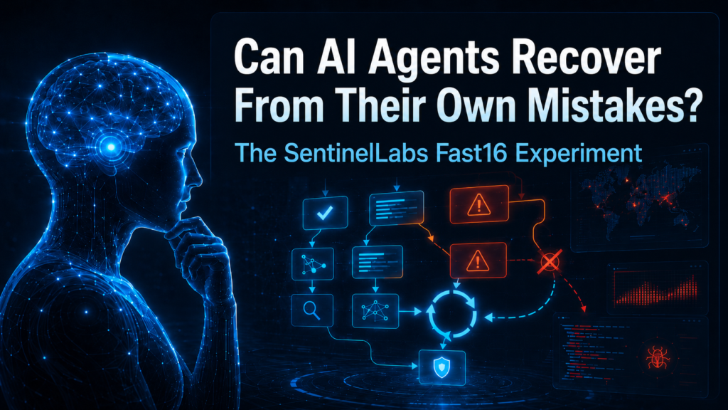Can AI Agents Recover From Their Own Mistakes The SentinelLabs Fast16 Experiment