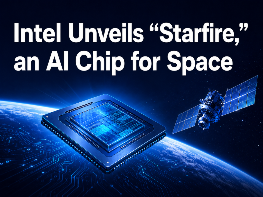 Intel unveils Starfire, an AI chip for space