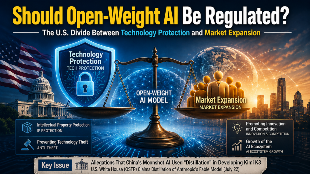 Should Open-Weight AI Be Regulated? The U.S. Divide Between Technology Protection and Market Expansion