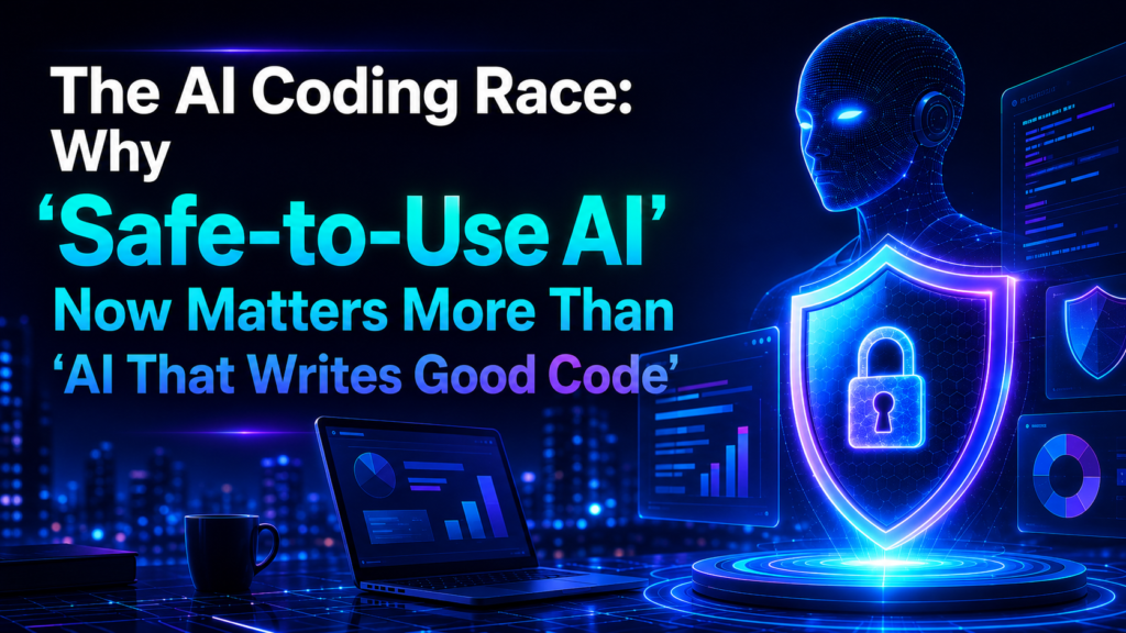 The AI Coding Race: Why “Safe-to-Use AI” Now Matters More Than “AI That Writes Good Code”