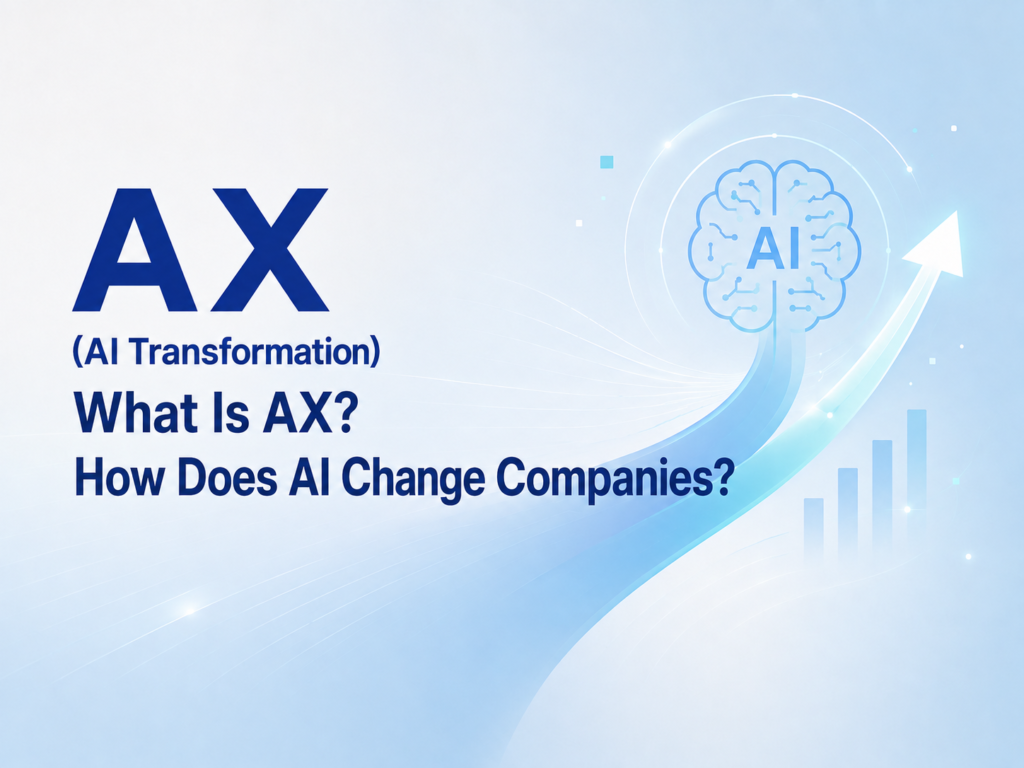 What Is AX (AI Transformation)? How Does AI Change Companies?