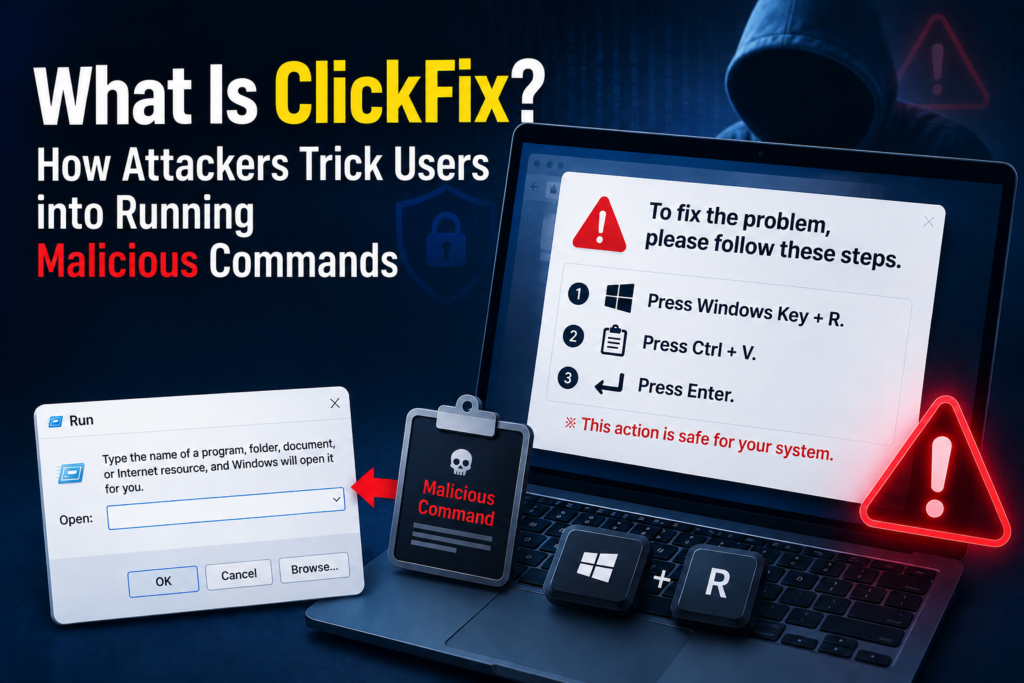 What Is ClickFix? How Attackers Trick Users into Running Malicious Commands