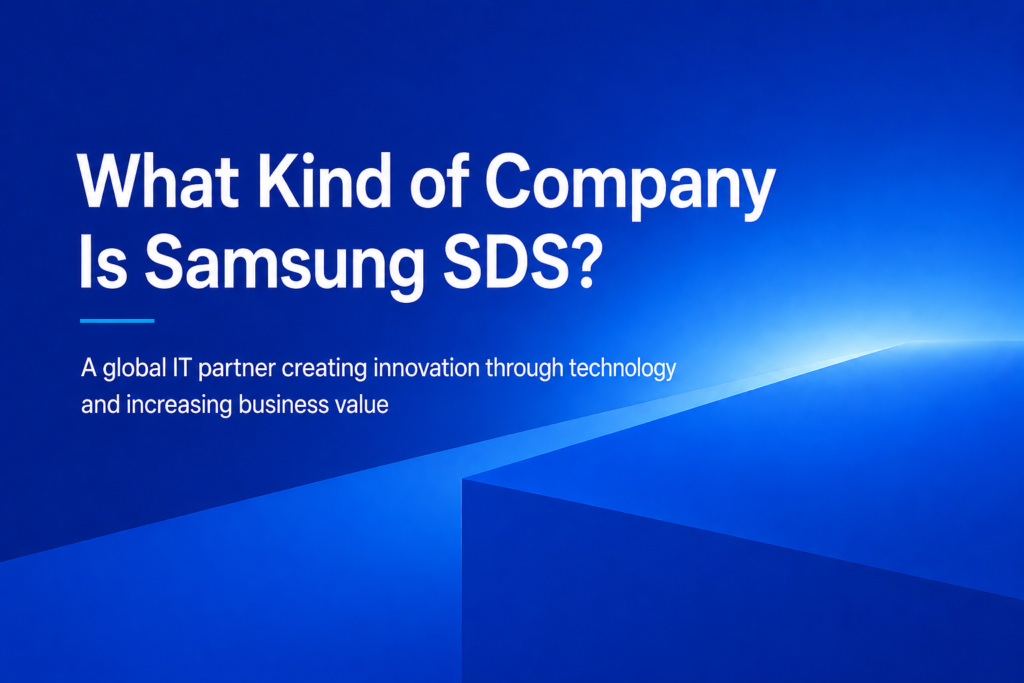 What Kind of Company Is Samsung SDS?