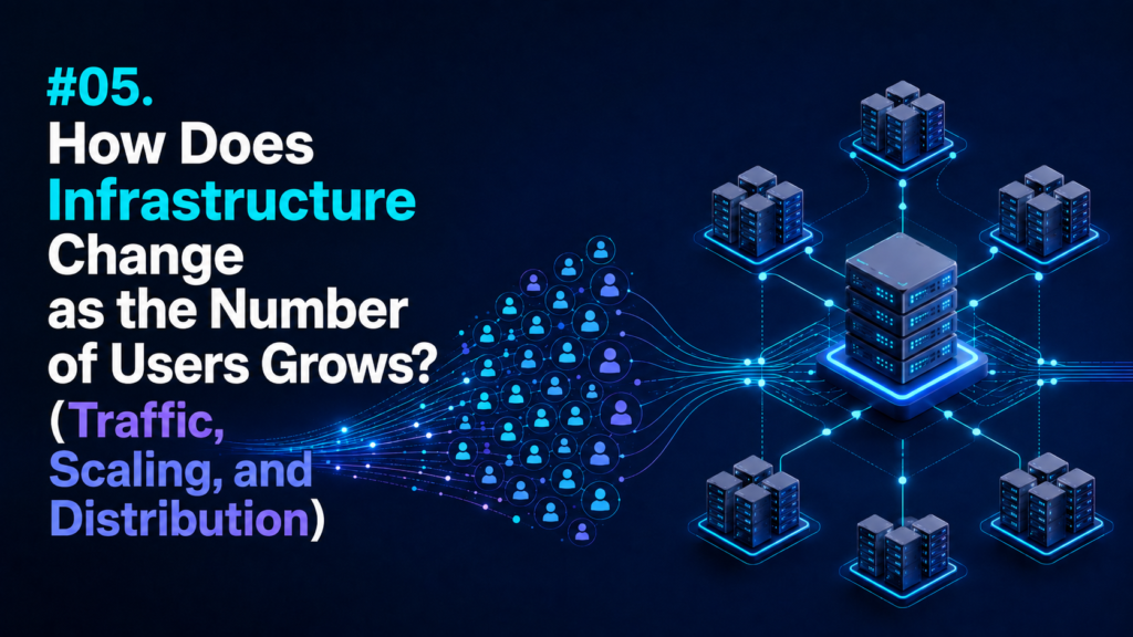 #05. How Does Infrastructure Change as the Number of Users Grows? (Traffic, Scaling, and Distribution)