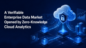 A Verifiable Enterprise Data Market Opened by Zero-Knowledge Cloud Analytics