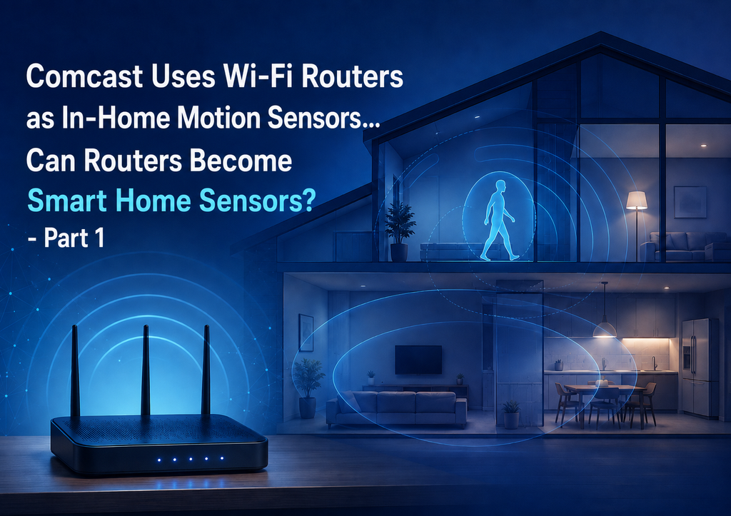 Comcast Uses Wi-Fi Routers as In-Home Motion Sensors…Can Routers Become Smart Home Sensors? - Part 1