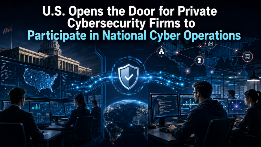 U.S. Opens the Door for Private Cybersecurity Firms to Participate in National Cyber Operations