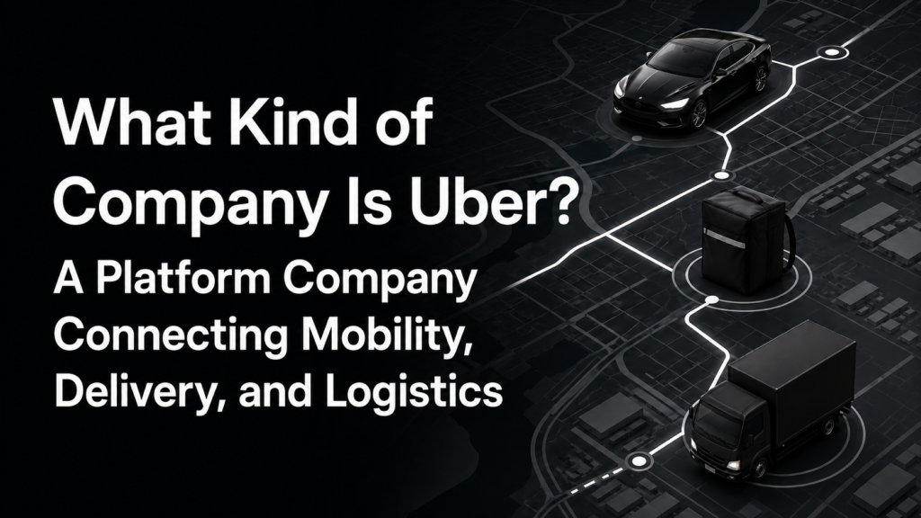 What Kind of Company Is Uber? A Platform Company Connecting Mobility, Delivery, and Logistics